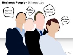 Sales Diagram Business People Silhouettes Business Framework Model Sales Diagram Business People Silhouettes Business Framework Model