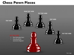 Sales Diagram Chess Pawn Pieces Business Cycle Diagram