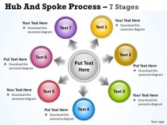 Sales Diagram Hub And Spoke Process 7 Stages Sales Diagram