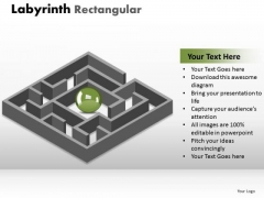 Sales Diagram Labyrinth Rectangular Marketing Diagram