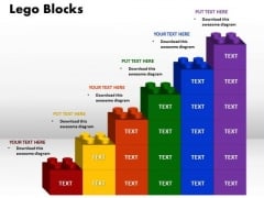 Sales Diagram Lego Blocks Business Diagram