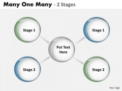Sales Diagram Many One Many 2 Stages Business Diagram Sales Diagram Many One Many 2 Stages Business Diagram