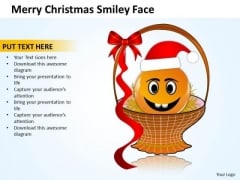 Sales Diagram Merry Christmas Smiley Face Business Cycle Diagram