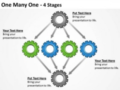 Sales Diagram One Many One 4 Stages Consulting Diagram Sales Diagram One Many One 4 Stages Consulting Diagram