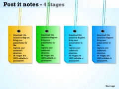 Sales Diagram Post It Notes 4 Stages Strategic Management Sales Diagram Post It Notes 4 Stages Strategic Management