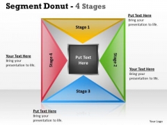 Sales Diagram Segment Donut 4 Stages Strategy Diagram Sales Diagram Segment Donut 4 Stages Strategy Diagram