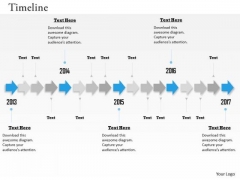 Sales Diagram Unidirectional Arrows For Timeline Roadmap Business Framework Model