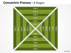 Square Concentric Process 6 Stages Business Cycle Diagram Square Concentric Process 6 Stages Business Cycle Diagram