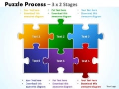 Srategy Diagram Puzzle Process 3 X 2 Stages Business Diagram Srategy Diagram Puzzle Process 3 X 2 Stages Business Diagram