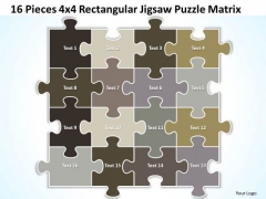 Strategic Management 16 Pieces 4x4 Rectangular Jigsaw Puzzle Matrix Business Diagram Strategic Management 16 Pieces 4x4 Rectangular Jigsaw Puzzle Matrix Business Diagram