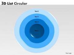 Strategic Management 3d Circular Concentric Diagram Sales Diagram Strategic Management 3d Circular Concentric Diagram Sales Diagram