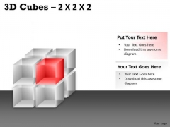 Strategic Management 3d Cubes 2x2x2 Sales Diagram Strategic Management 3d Cubes 2x2x2 Sales Diagram