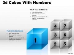Strategic Management 3d Cubes With Numbers Business Diagram Strategic Management 3d Cubes With Numbers Business Diagram