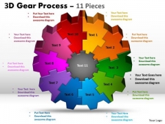 Strategic Management 3d Gear 11 Pieces Style Sales Diagram Strategic Management 3d Gear 11 Pieces Style Sales Diagram