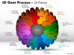 Strategic Management 3d Gear Process 13 Pieces Style Sales Diagram Strategic Management 3d Gear Process 13 Pieces Style Sales Diagram