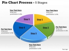 Strategic Management 3d Illustration Of Pie Chart Data 1 Business Cycle Diagram