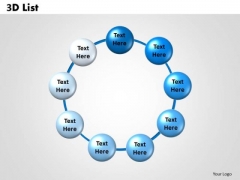 Strategic Management 3d List Business Diagram Strategic Management 3d List Business Diagram