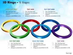 Strategic Management 3d Rings Six Stages Business Diagram Strategic Management 3d Rings Six Stages Business Diagram