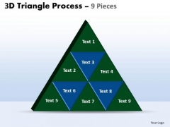 Strategic Management 3d Triangle Process 9 Pieces Business Diagram Strategic Management 3d Triangle Process 9 Pieces Business Diagram