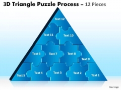 Strategic Management 3d Triangle Puzzle Process 12 Pieces Marketing Diagram Strategic Management 3d Triangle Puzzle Process 12 Pieces Marketing Diagram