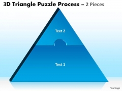 Strategic Management 3d Triangle Puzzle Process 2 Pieces Business Diagram Strategic Management 3d Triangle Puzzle Process 2 Pieces Business Diagram