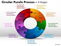 Strategic Management 9 Components Circular Flow Puzzle Process Sales Diagram Strategic Management 9 Components Circular Flow Puzzle Process Sales Diagram