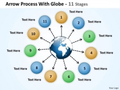 Strategic Management Arrow Process With Globe 11 Stages Marketing Diagram Strategic Management Arrow Process With Globe 11 Stages Marketing Diagram