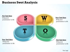 Strategic Management Business Swot Analysis Sales Diagram