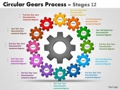 Strategic Management Circular Gears Stages Business Cycle Diagram Strategic Management Circular Gears Stages Business Cycle Diagram