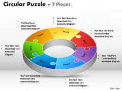Strategic Management Circular Puzzle 7 Pieces Consulting Diagram Strategic Management Circular Puzzle 7 Pieces Consulting Diagram
