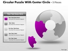 Strategic Management Circular Puzzle With Center Sales Diagram Strategic Management Circular Puzzle With Center Sales Diagram