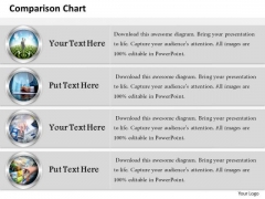 Strategic Management Comparison Chart With Pictures Business Diagram Strategic Management Comparison Chart With Pictures Business Diagram