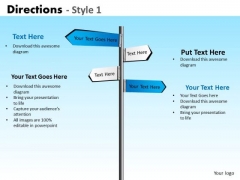 Strategic Management Directions Style 1 Business Diagram Strategic Management Directions Style 1 Business Diagram
