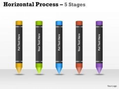 Strategic Management Horizontal Process 5 Stages Crayons Marketing Diagram Strategic Management Horizontal Process 5 Stages Crayons Marketing Diagram