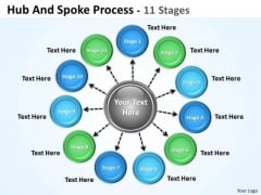Strategic Management Hub And Spoke Process Business Diagram Strategic Management Hub And Spoke Process Business Diagram