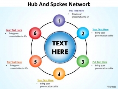 Strategic Management Hub And Spokes Network Business Diagram Strategic Management Hub And Spokes Network Business Diagram
