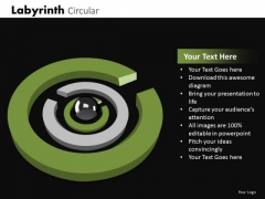 Strategic Management Labyrinth Circular Consulting Diagram