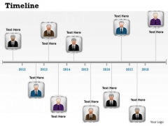 Strategic Management Linear Timeline Roadmap Business Process Diagram Sales Diagram