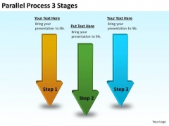 Strategic Management Parallel Process 3 Stages Business Cycle Diagram Strategic Management Parallel Process 3 Stages Business Cycle Diagram