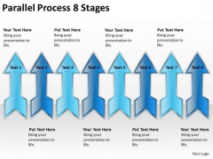 Strategic Management Parallel Process 8 Stages Consulting Diagram Strategic Management Parallel Process 8 Stages Consulting Diagram