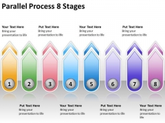 Strategic Management Parallel Process 8 Stages Sales Diagram Strategic Management Parallel Process 8 Stages Sales Diagram