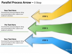 Strategic Management Parallel Process Arrow 3 Step Business Diagram Strategic Management Parallel Process Arrow 3 Step Business Diagram