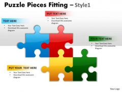 Strategic Management Puzzle Pieces Fitting Style 1 Business Diagram
