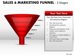 Strategic Management Red Colored Sales Marketing Funnel Diagram Business Diagram