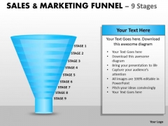 Strategic Management Sales And Marketing Funnel With 9 Stages Business Diagram Strategic Management Sales And Marketing Funnel With 9 Stages Business Diagram