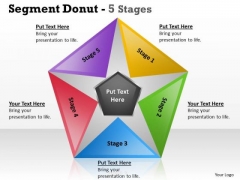 Strategic Management Segment Donut 5 Stages Circular Sales Diagram Strategic Management Segment Donut 5 Stages Circular Sales Diagram