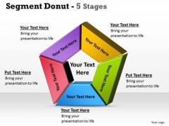 Strategic Management Segment Donut 5 Stages Consulting Diagram Strategic Management Segment Donut 5 Stages Consulting Diagram