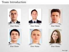 Strategic Management Team Introduction With Individual Information Business Framework Model Strategic Management Team Introduction With Individual Information Business Framework Model