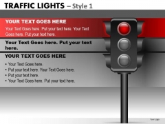 Strategic Management Traffic Lights Sales Diagram
