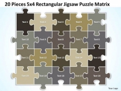 Strategy Diagram 20 Pieces 5x4 Rectangular Jigsaw Puzzle Matrix Sales Diagram Strategy Diagram 20 Pieces 5x4 Rectangular Jigsaw Puzzle Matrix Sales Diagram